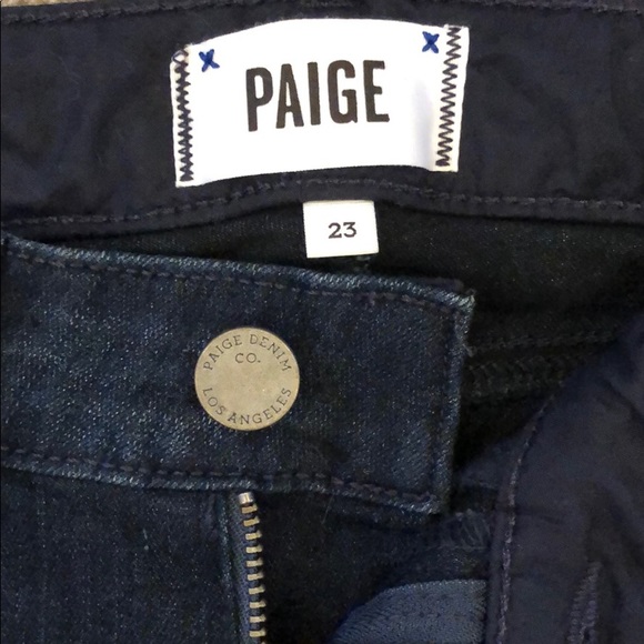 Paige Moto Zipper Detail Midlake Skinny Jean - Picture 5 of 8